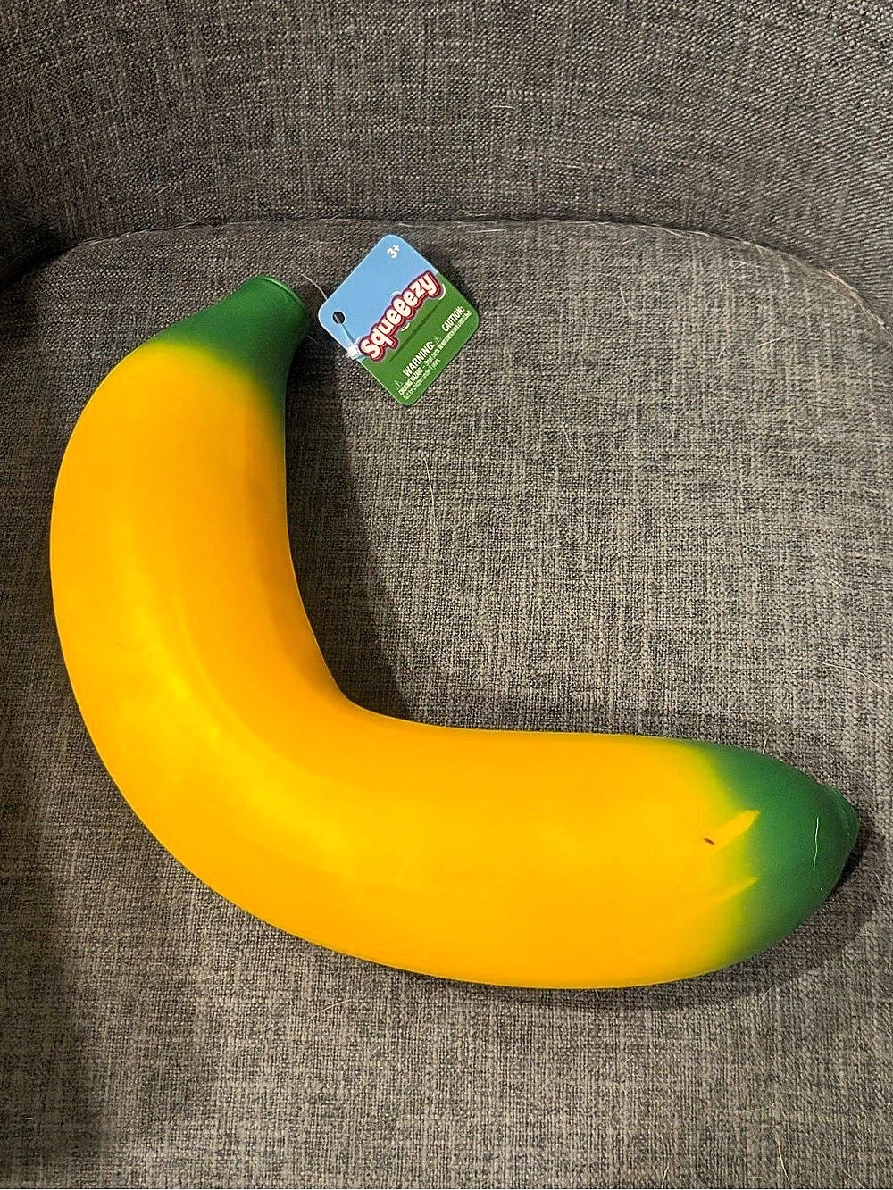 Squeezy Squishy Banana Fidget Toy Brand New With Tags